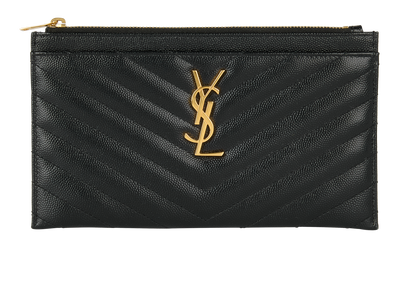 Saint Laurent Cassandre Zip Pouch, front view